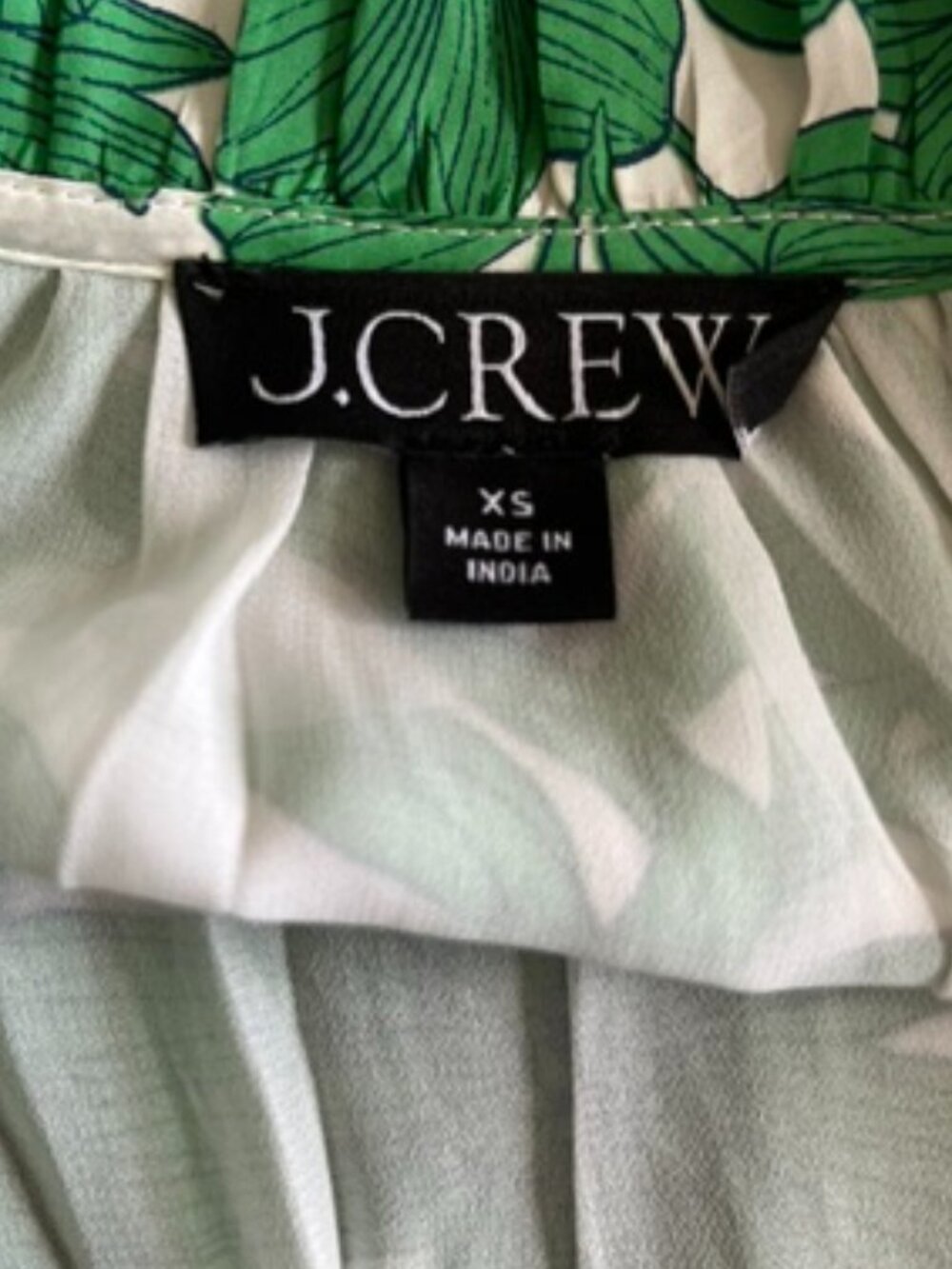 J. Crew Smocked-waist Dress in Greenhouse Floral Print | Size XS - Picture 4 of 12
